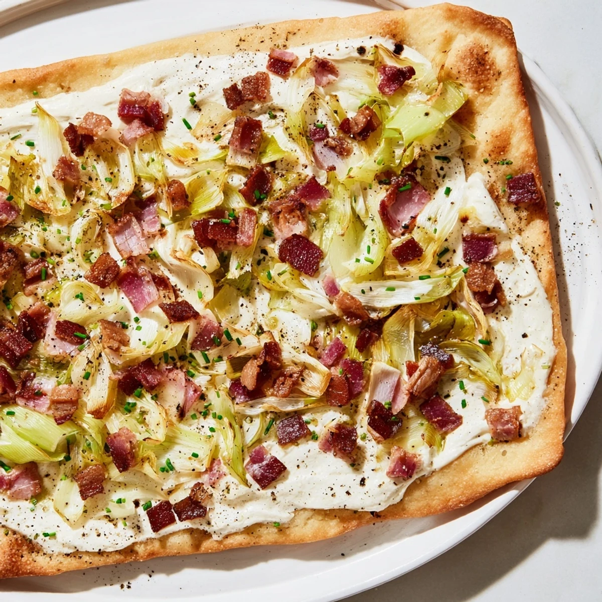 Flammkuchen Lauch Speck
