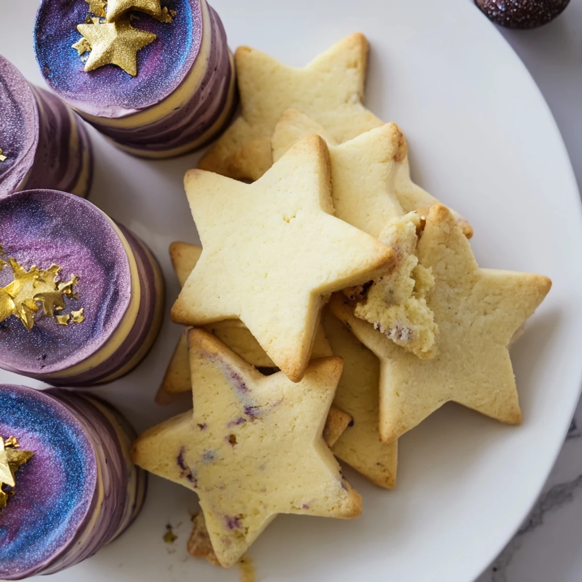 Indulge in this delicious Stargazers Dessert Platter, a sweet array of truffles and cosmic treats!