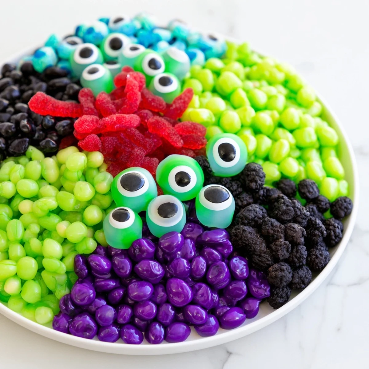 Giftiger Apfel Candy Platte