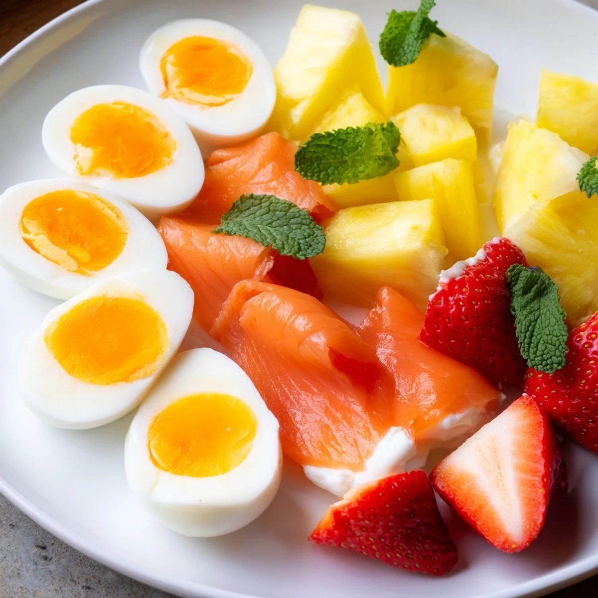 Shareable Good Morning Sun Breakfast Board with vibrant fruit, creamy cheese, and delicious spreads.
