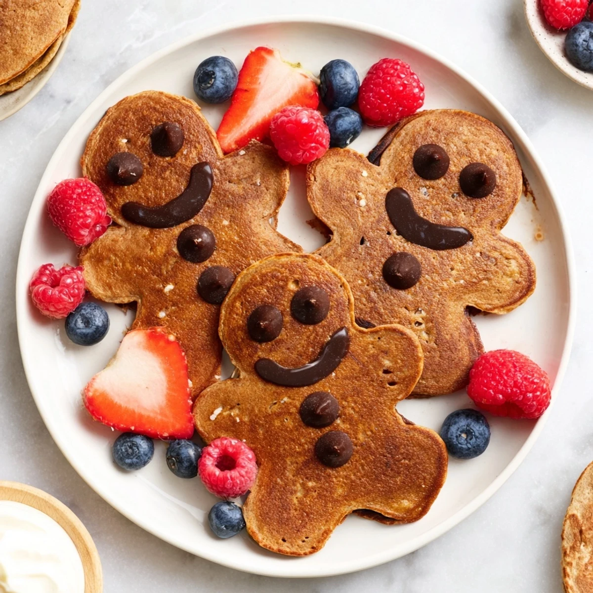 Gingerbread Boy Berry Board
