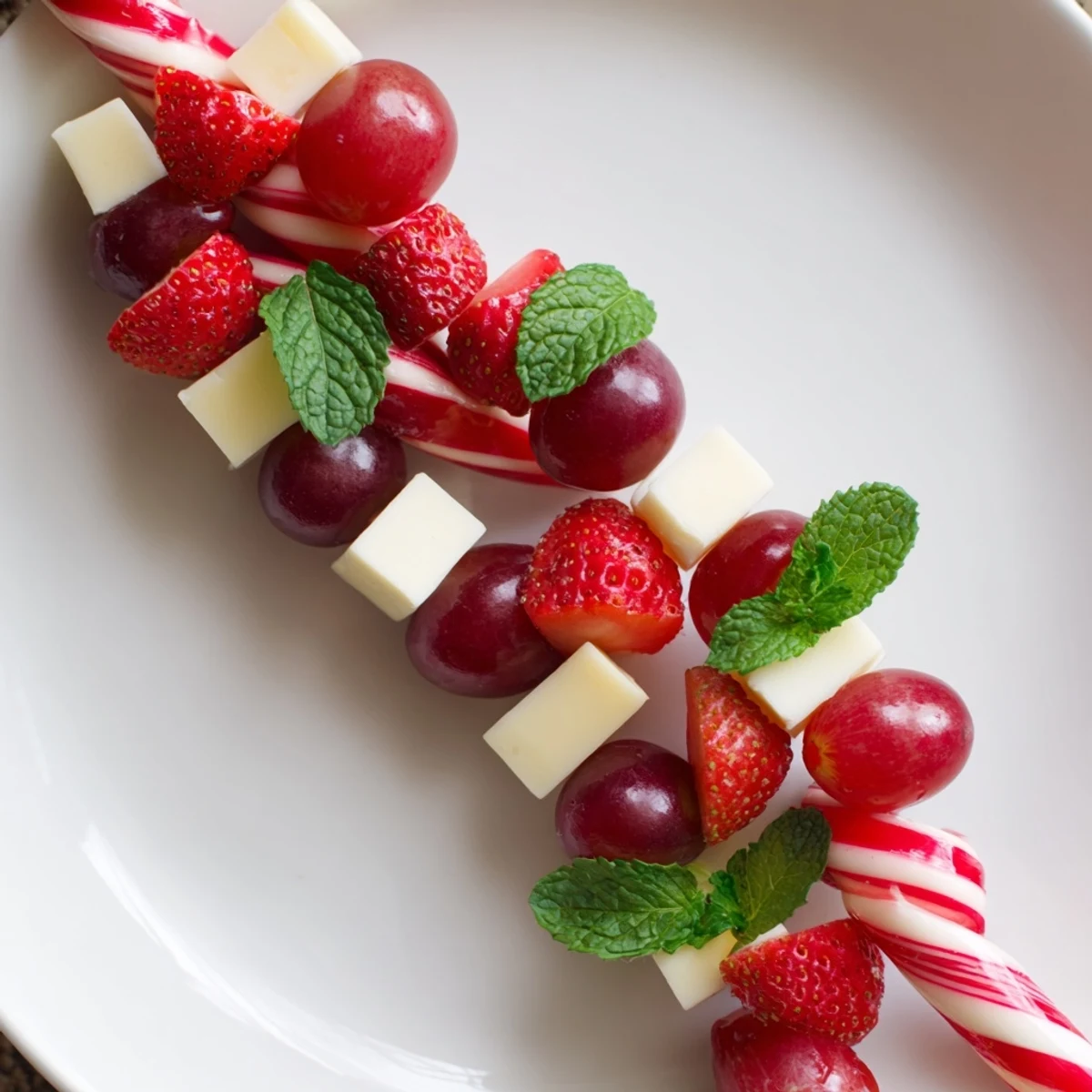 Candy Cane Obst Käse