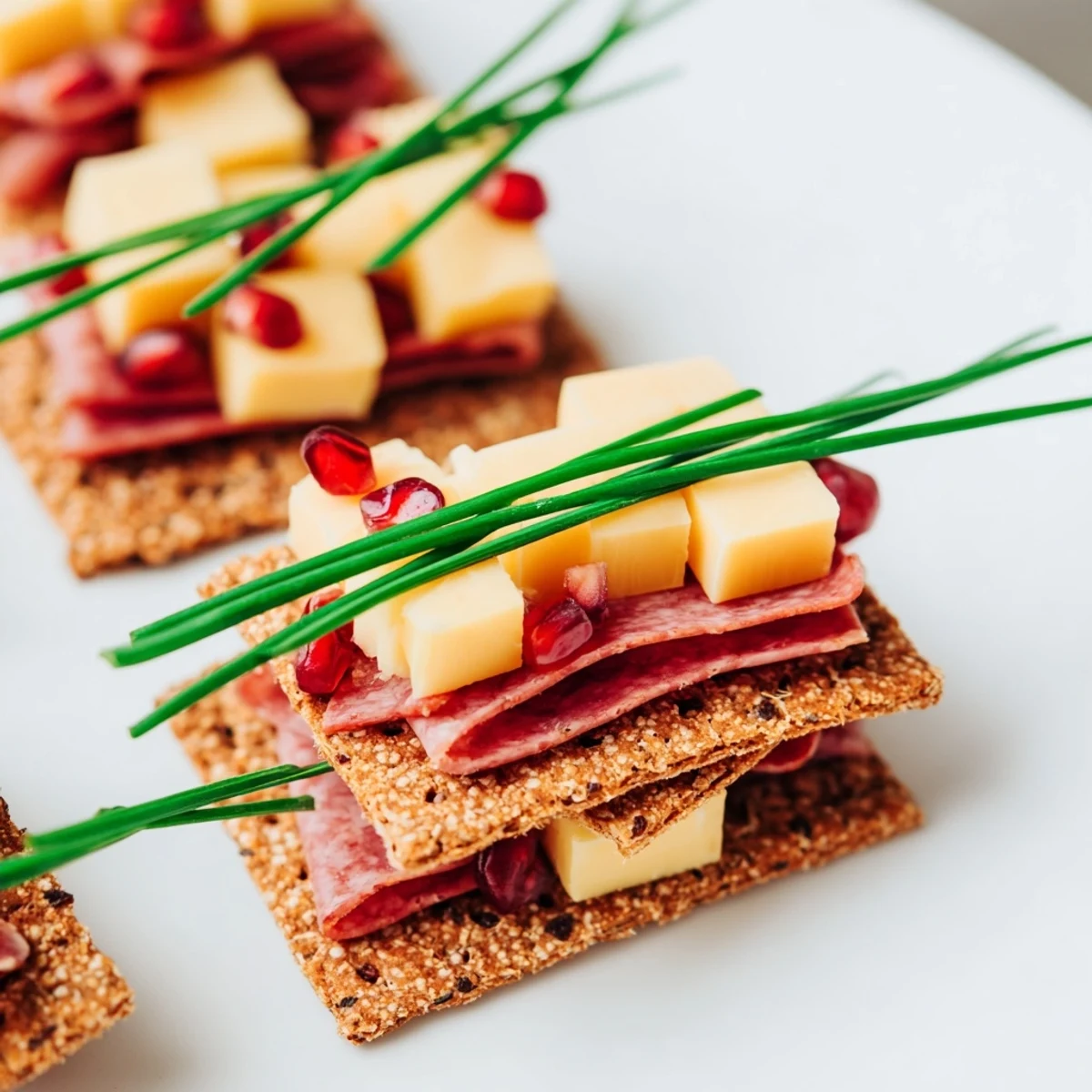 Layered Urban Skyline Snack