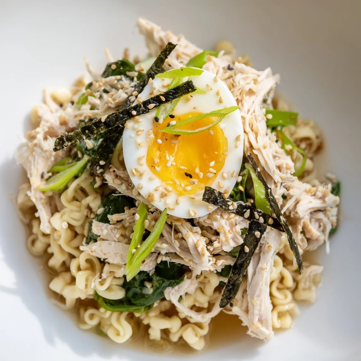 Huhn Ramen mit Kewpie Mayo