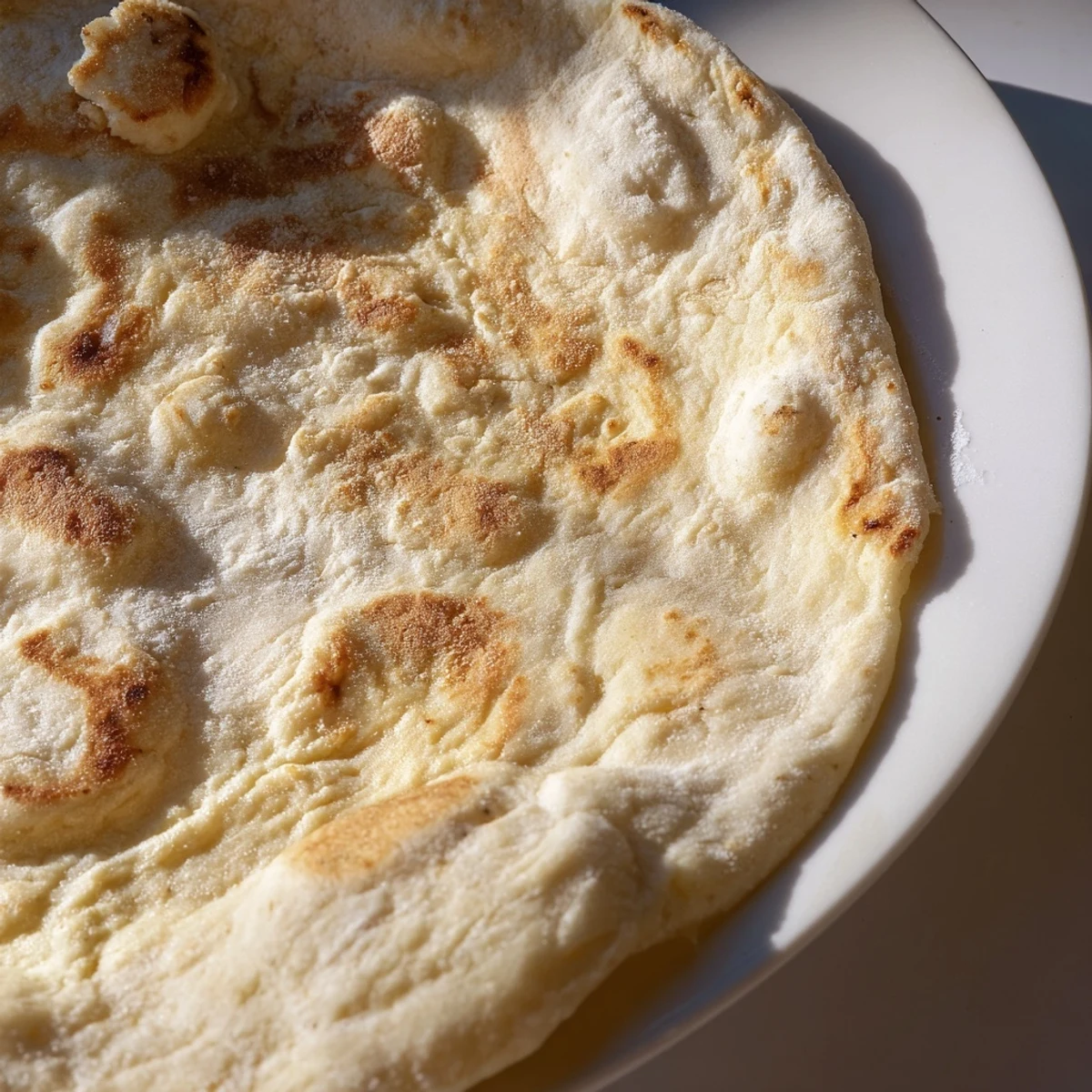 Creamy cottage cheese flatbread, golden and warm, perfect for scooping up dips or enjoying solo.