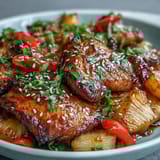 Sticky Honey Garlic Chicken