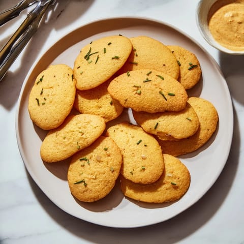 Köstliche deutsche Fleischbällchen, serviert mit Senf und Kartoffelsalat, ideal für Snacks.  