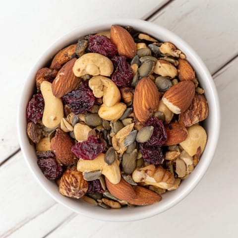 Vibrant image of a Squirrels Gourmet Nut Bowl, perfect for a party, featuring a mix of nuts.