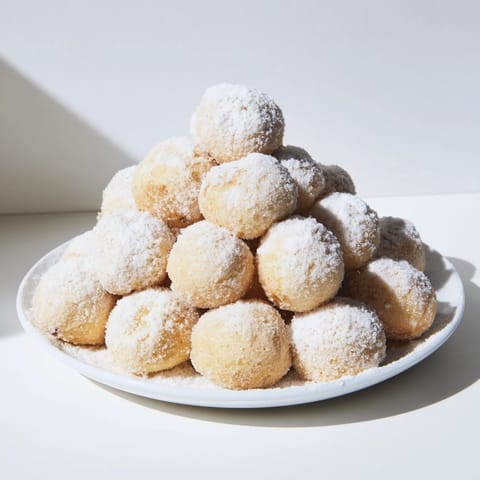 Powdered Donut Holes Mountain