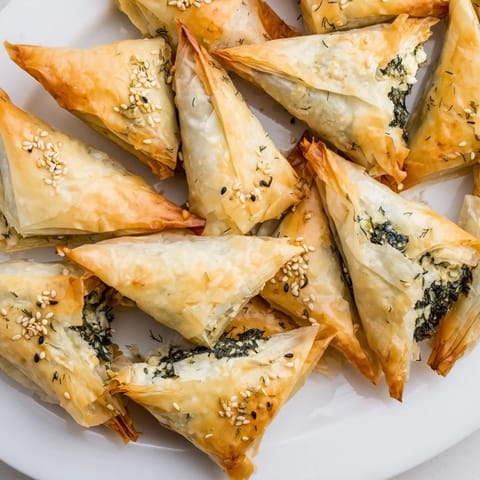 Mini Spanakopita Dreieck Cluster