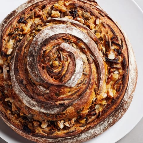Fibonacci Spirale kunstvolles Brot