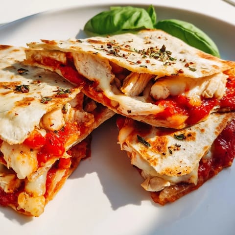 Tortilla Pizza Wrap Hähnchen