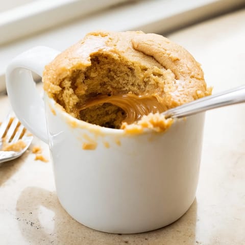 2-Minuten Erdnussbutter Kuchen