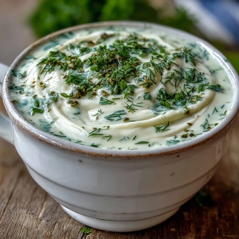 Cremige Sellerie-Kräuter-Suppe