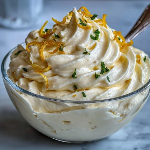 Stückchen frischer Erdbeeren und duftender Zitronen-Lemon Fool, perfekt für einen erfrischenden Nachtisch.