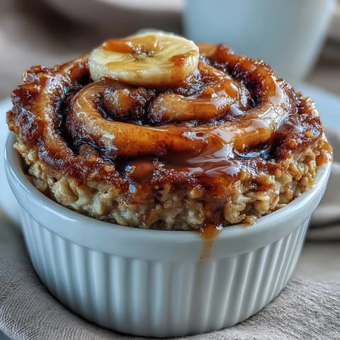 Zimt Protein Bananen Haferflocken