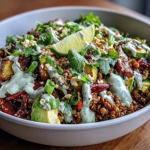 Lentil Quinoa Taco Bowls
