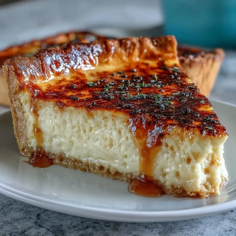1. Köstlicher Kardamom-Custard-Tart mit buttriger Kruste und frischem Obst obenauf.