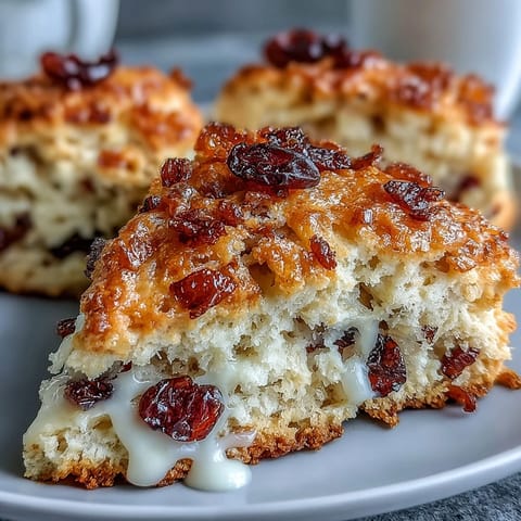 Candied Orange Cranberry Scones
