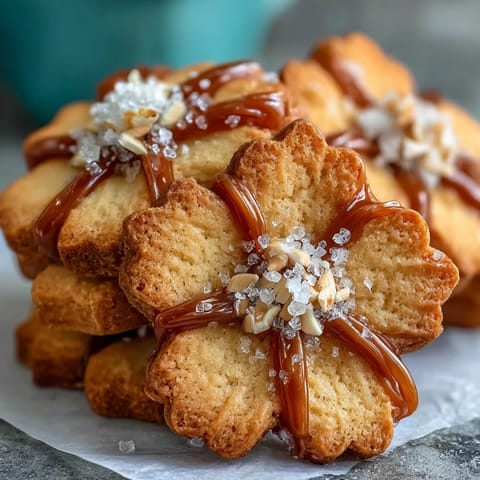 Blumenförmige Butterkekse