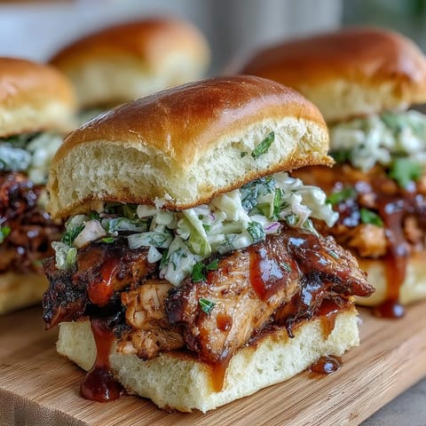 4th July BBQ Chicken Sliders