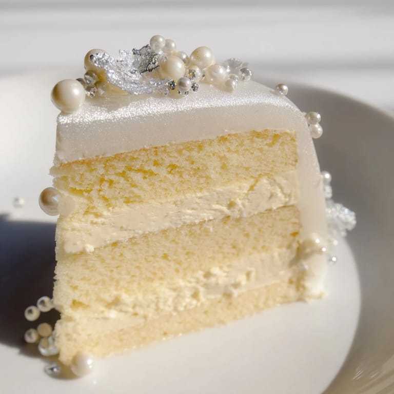 This festive Diamond Ring Engagement Board cake features edible glitter and sugar pearls.