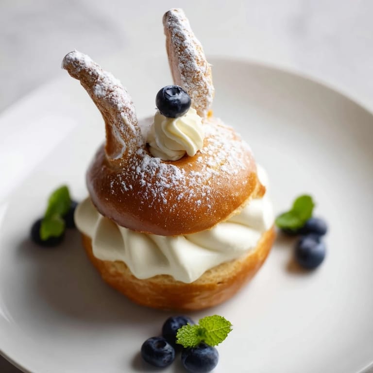 Freshly baked Plateau Cygne Pâtisseries Aériennes, golden-brown and filled with vanilla cream, ready to enjoy.