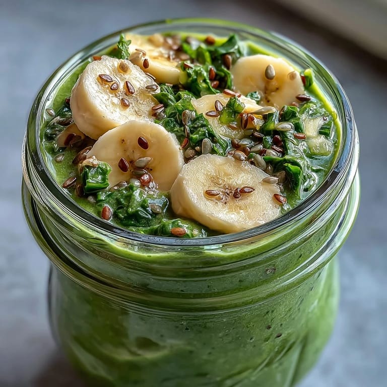 2. Cremige grüne Smoothies in Gläsern mit frischer Ananas, Apfel und Chiasamen, ideal für eine schnelle, nahrhafte Mahlzeit.  