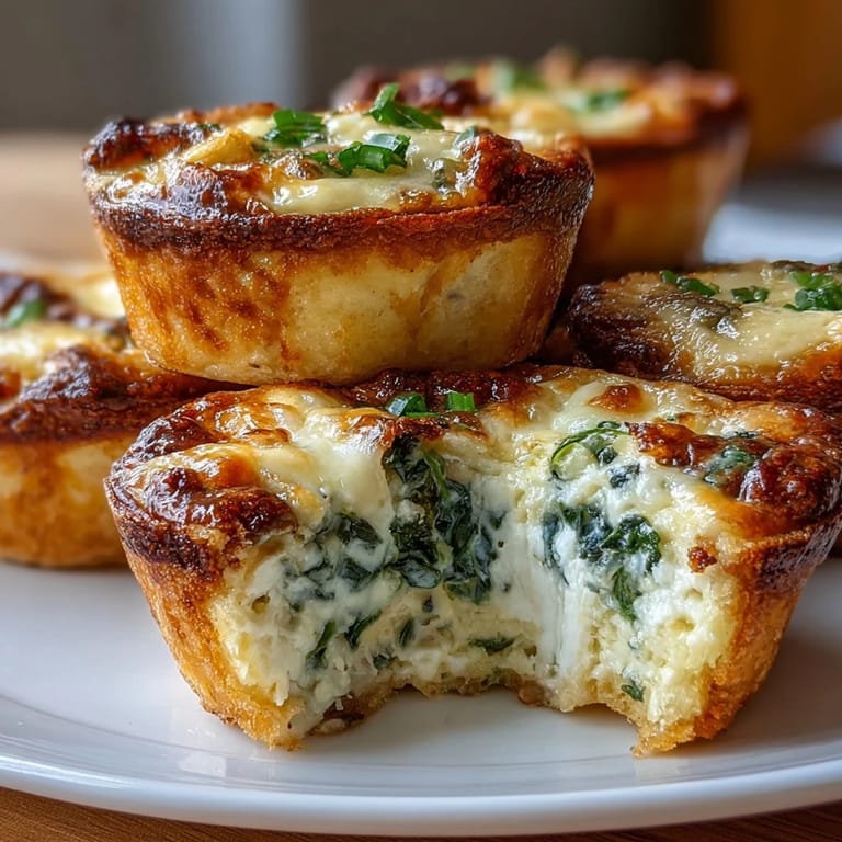 Mini-Quiches für den Brautbrunch: Gebackene Bissen mit goldener Kruste, gefüllt mit Gemüse und Käse.  
