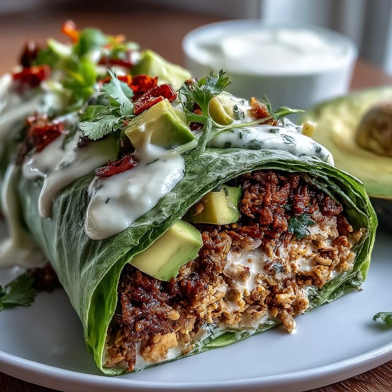 Schnelle, proteinreiche Türkische Tacos in Salatblättern für eine leichte, glutenfreie Mahlzeit.
