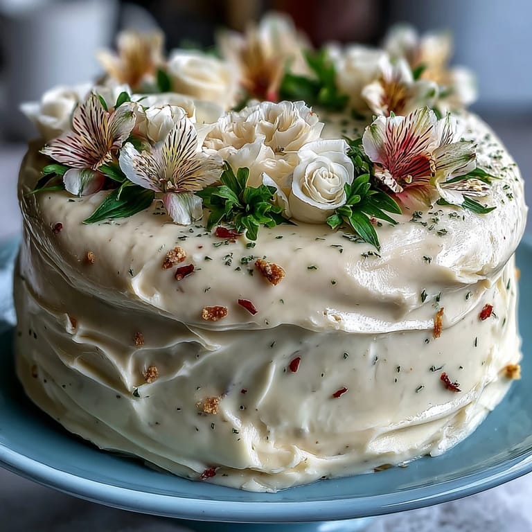 Ein saftiger Vanille-Blechkuchen, kunstvoll mit Buttercreme-Blüten dekoriert – eine festliche Leckerei für die Erstkommunion.